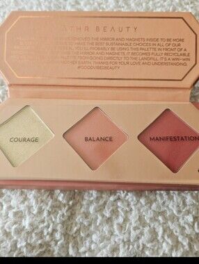 ĀTHR BEAUTY Crystal Charged Cheek Palette - Rose Gold